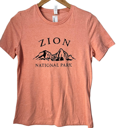 Simple Zion Cliffs Distress Women Shirt
