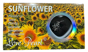 Love Pearl Sunflower Necklace
