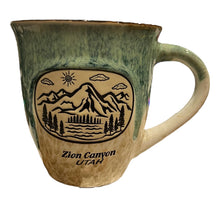 Mountain Scene Glaze Mug