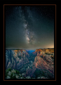 Milkyway Zion Greeting Card