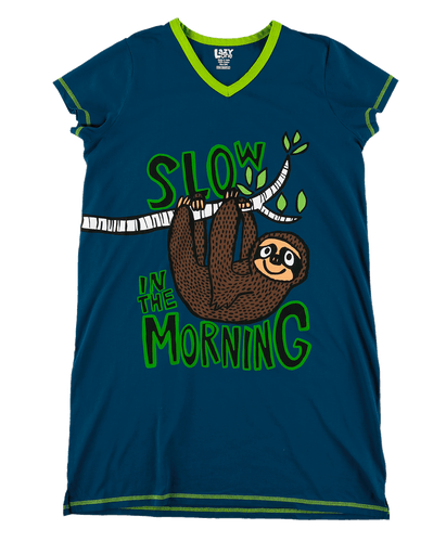 Slow in the Morning V-Neck Nightshirt