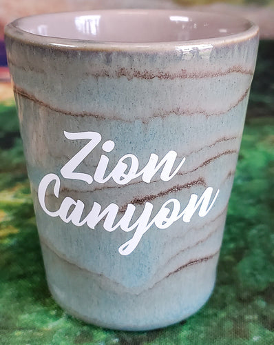 Zion Ceramic Stained Shot Glass*