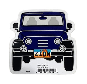 Zion Jeep Sticker