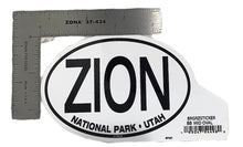 Zion Mid Oval Sticker