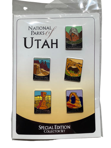 Utah National Park Souvenir Pin Collectors Set - Pin