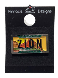 Watchman License Plate Souvenir Pin