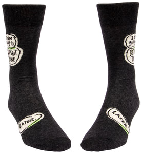 I am Going to Get Sh*t Done, Later - Men's Crew Socks