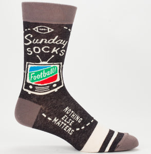 Sunday Socks, Nothing Else Matters - Men's Crew Socks