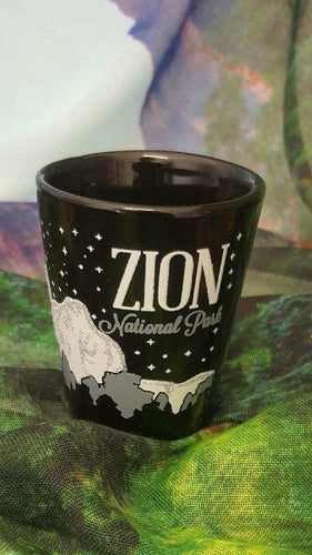 Zion Sanded Night Shot Glass