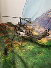 Helicopter Metal Art