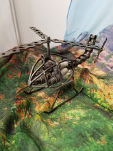 Helicopter Metal Art