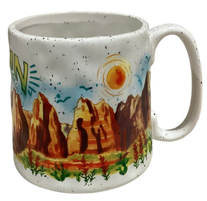 Zion Watercolor Dimple Mug