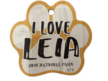 Paw Print "L" Names