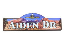 Wooden Zion Street Sign "A" Names