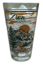 Tri Color Sunset Pint Glass