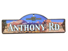 Wooden Zion Street Sign "A" Names