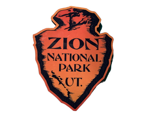 Zion Wood Arrowhead Magnet