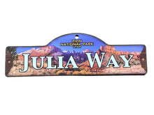 Wooden Zion Street Sign "J" Name