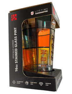 Zion Stained Pint Glass