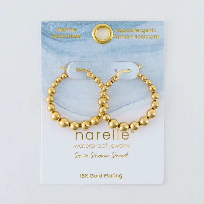 Bubble Hoop Pin Catch Earring