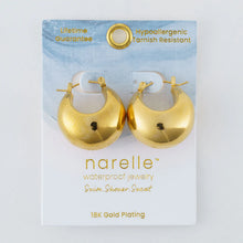 Bowl Pin Catch Hoop Earring