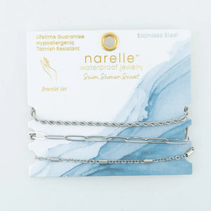 Paper Clip, Twisted and Dainty Chain Bracelet