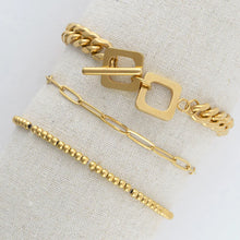 Curb Chunky, Paper Clip, and CCB Chain Bracelet
