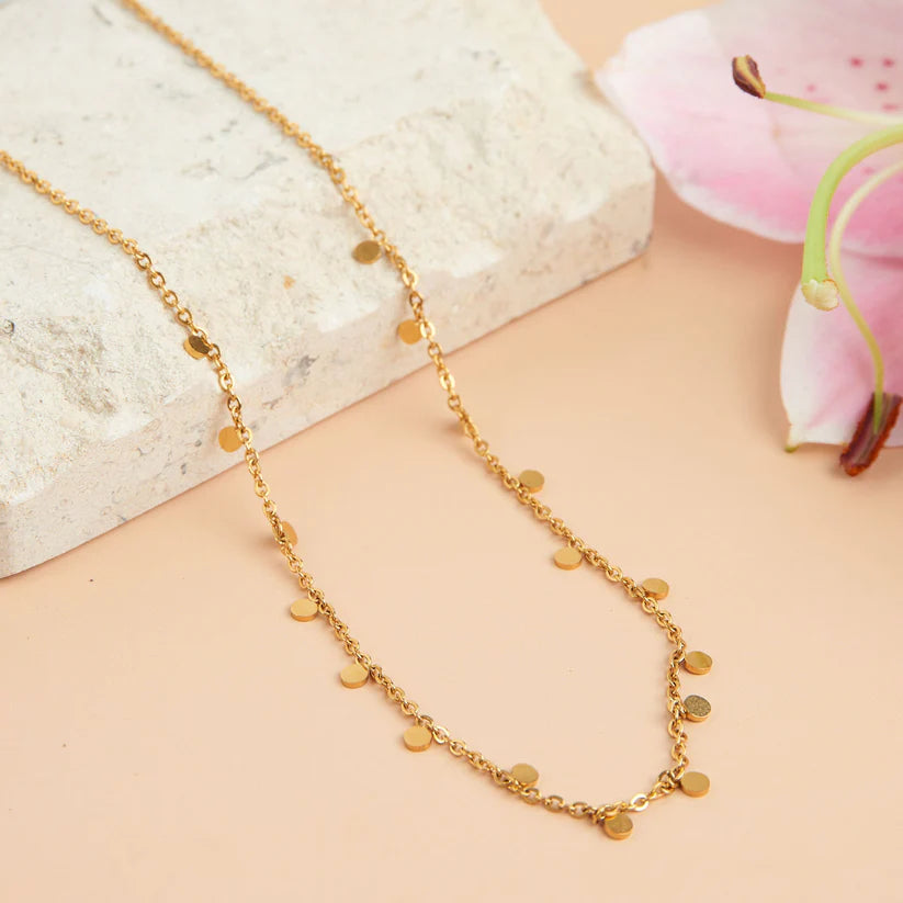 Disc Chain Necklace