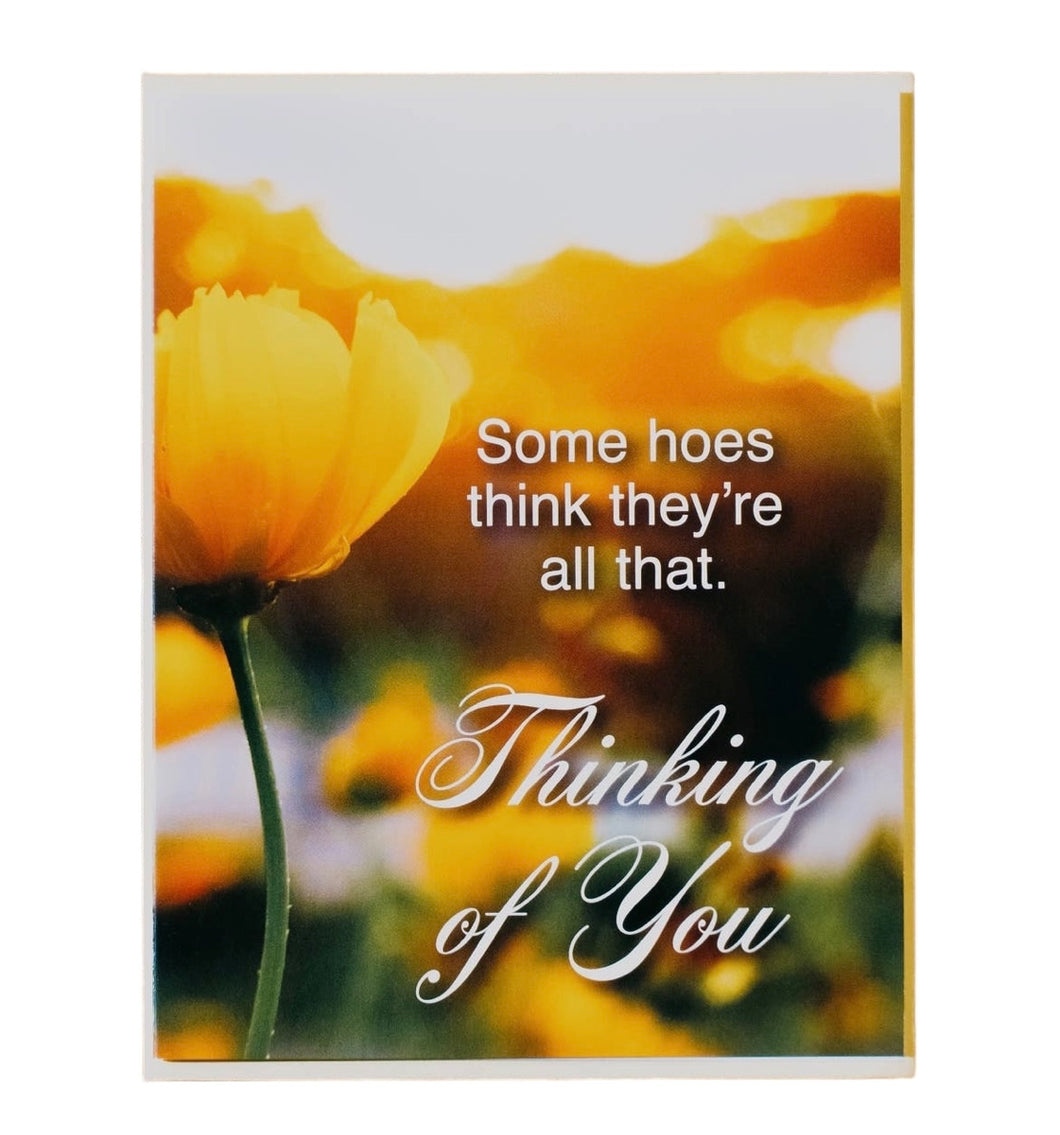 Hoes Subtext Greeting Card