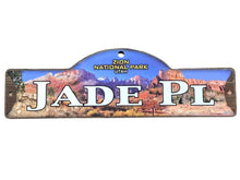 Wooden Zion Street Sign "J" Name