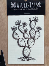 Prickly Pear Cactus Temporary Tattoo