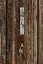 Woodland Landscape Wristlet Keychain