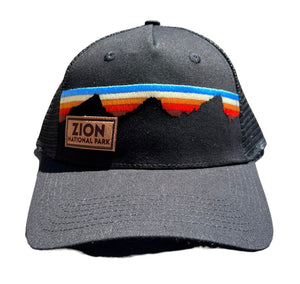 Teton Zion Leather Patch Hat
