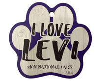 Paw Print "L" Names