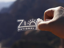 Zion National Park Clear Sticker