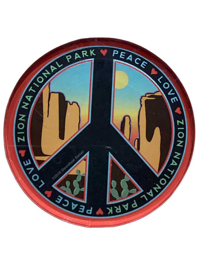 peace Zion Peace Colorful Magnet*