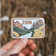 Zion License Plate Series Sticker