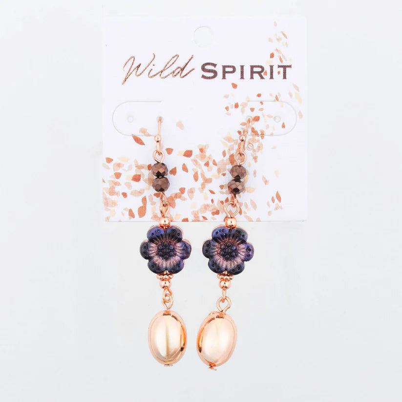 Flower Linked Earrings