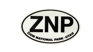 ZNP Mid Oval Sticker
