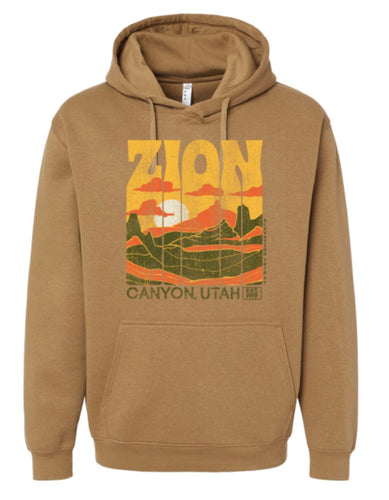 Zion Canyon Drop Letter Hoodie