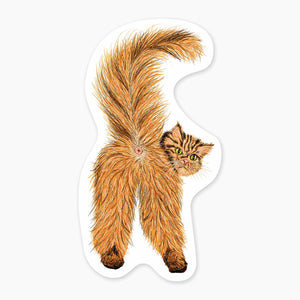 Cat Butt Sticker