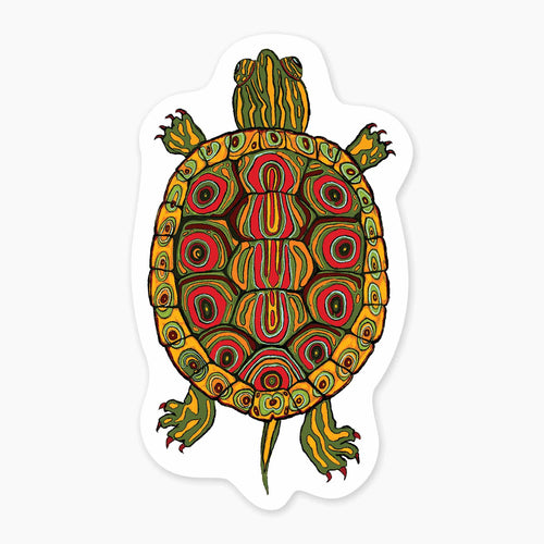 Painted Turtle Sticker