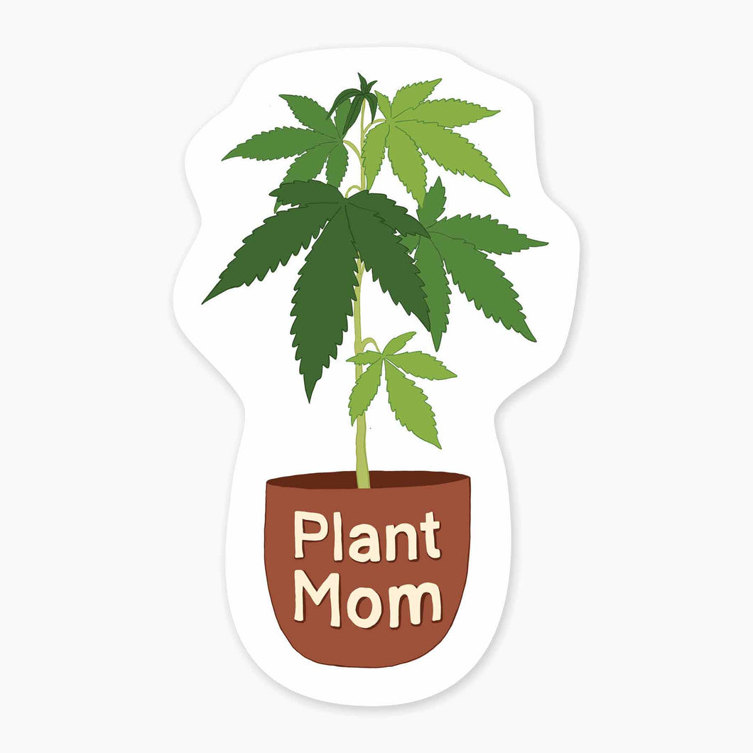 Plant Mom Sticker