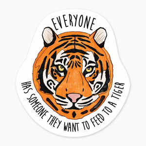 Tiger Food Sticker