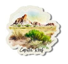 Capitol Reef - Utah's Big 5 Watercolor Sticker