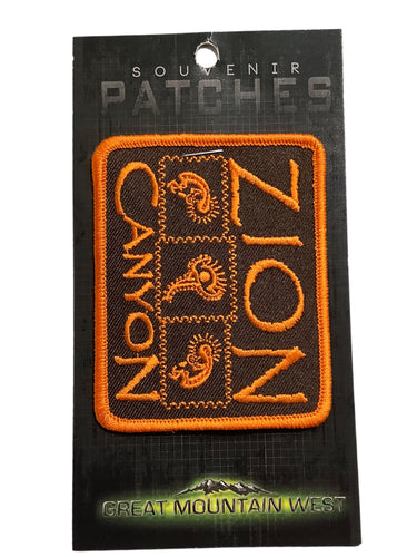 Zion Canyon Rock Art Souvenir Patch*