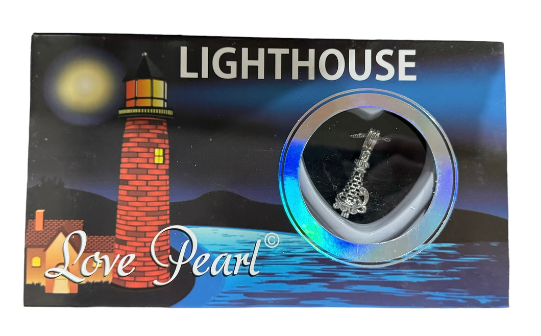 Love Pearl Lighthouse Necklace