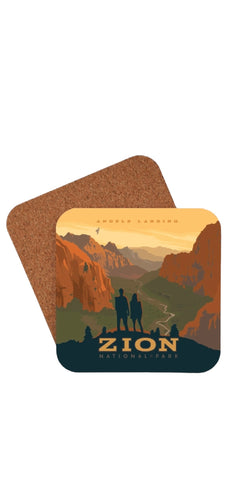 Angels Landing Wooden Coaster