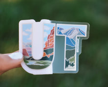 Utah State Clear Sticker*