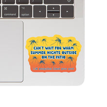 Mosquitoes Summer Social Media Vinyl Sticker